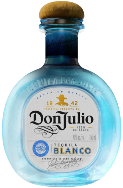 Don Julio Blanco tequila bottle